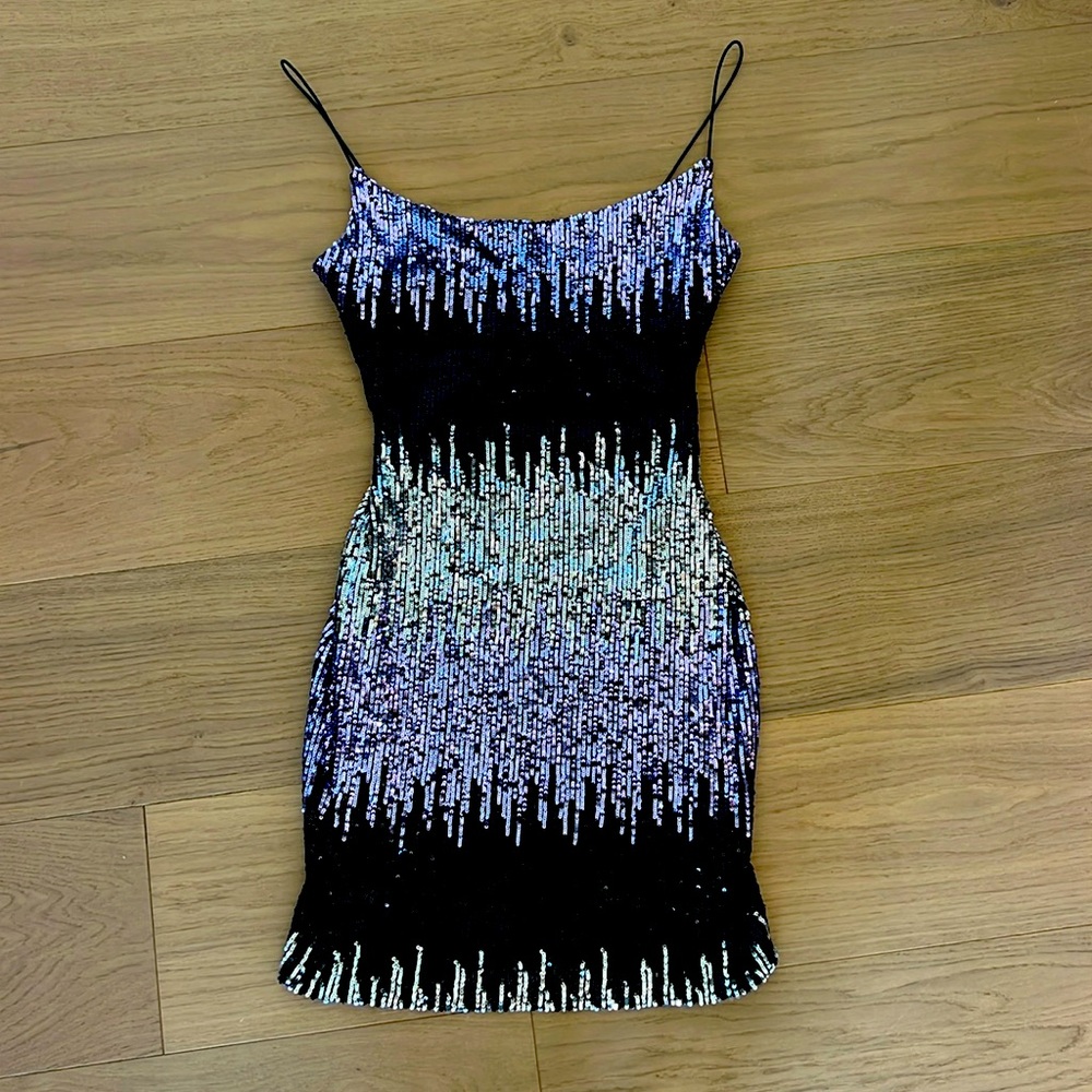 Sequin mini dress